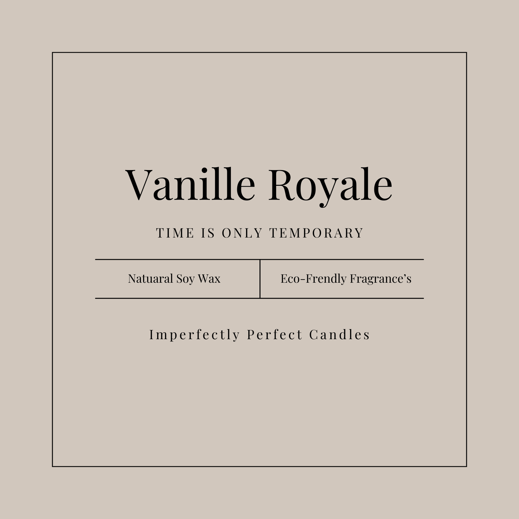 The Monument — Vanille Royale