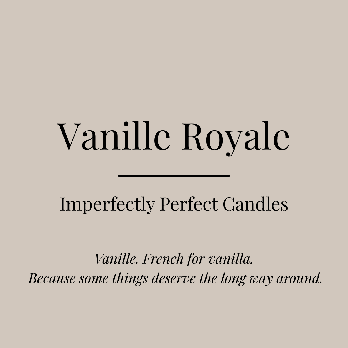 The Monument Refill - Vanille Royale