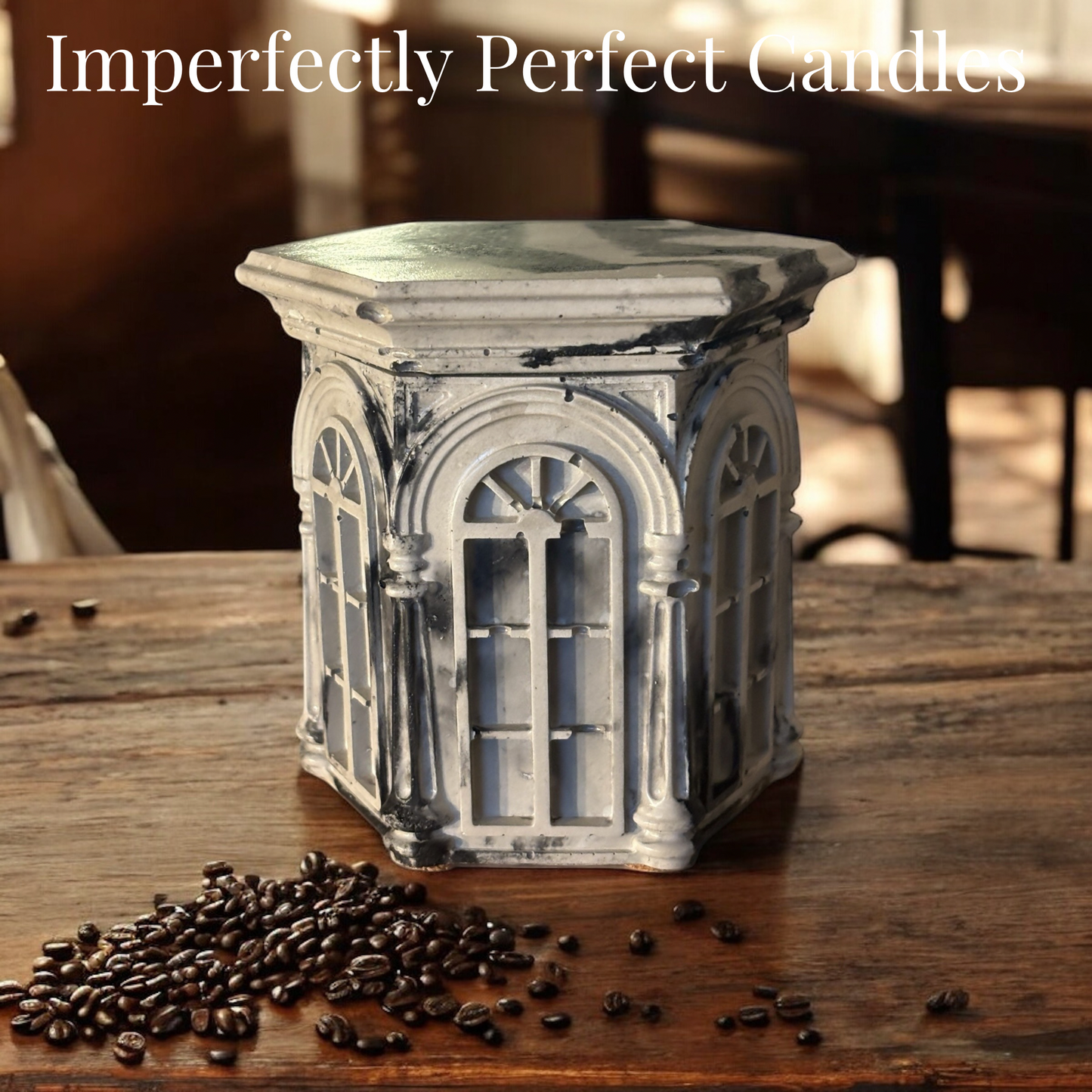 Château Noir Candle- Handmade Luxury Cement Candle