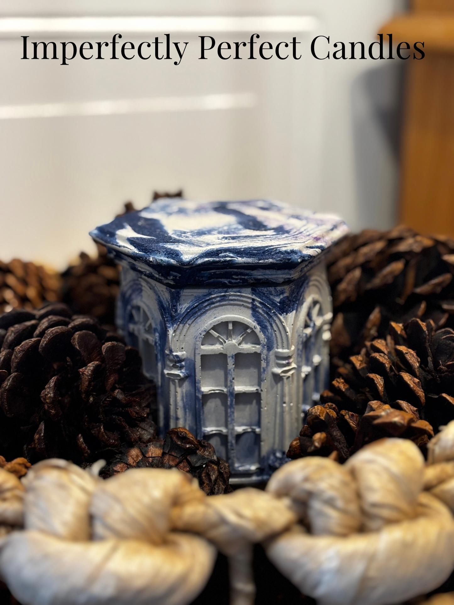 Château Noir Candle- Handmade Luxury Cement Candle